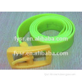 2016 good design cheap price eco-friendly color silicone belts/Silicon Rubber Belt for students